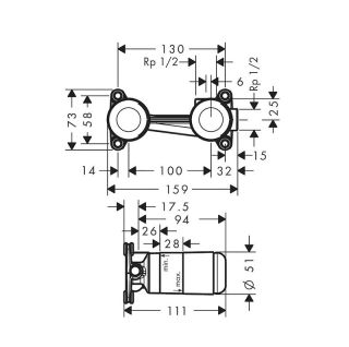 Смеситель для раковины Hansgrohe Vivenis 75050700S белый